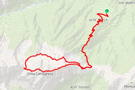 Mappa Cima Camughera