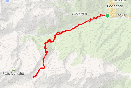 Mappa Passo del Fornalino