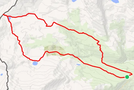 Mappa Passo del Monscera