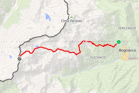 Mappa Passo di Pontimia