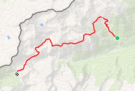 Mappa Passo della Preia